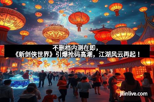 不删档内测在即，《新剑侠世界》引爆抢码高潮，江湖风云再起！